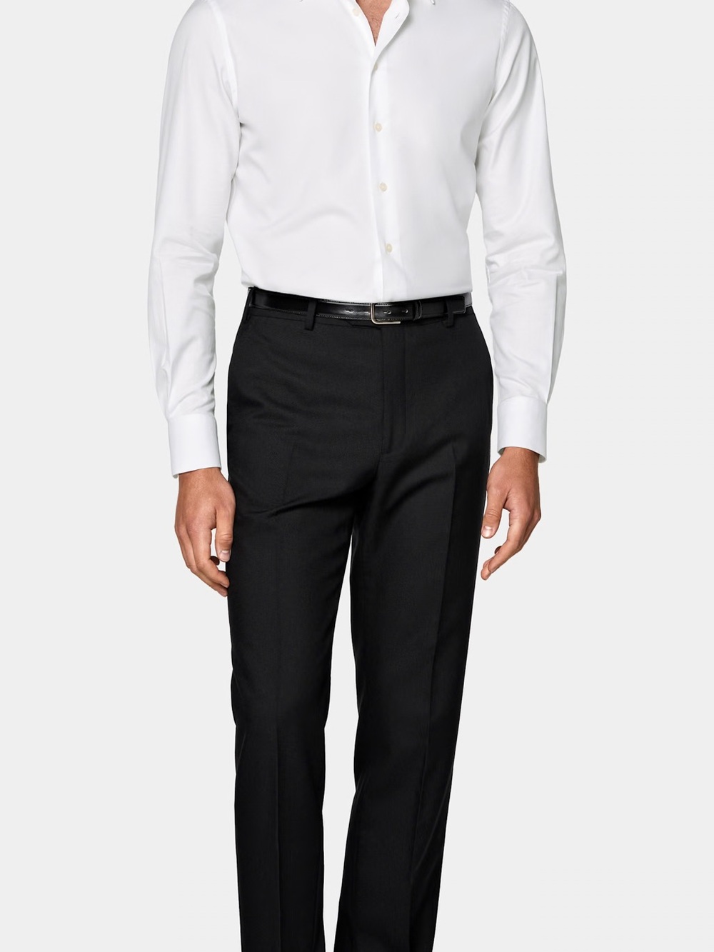 Suitsupply White Egyptian Cotton Dress Shirt